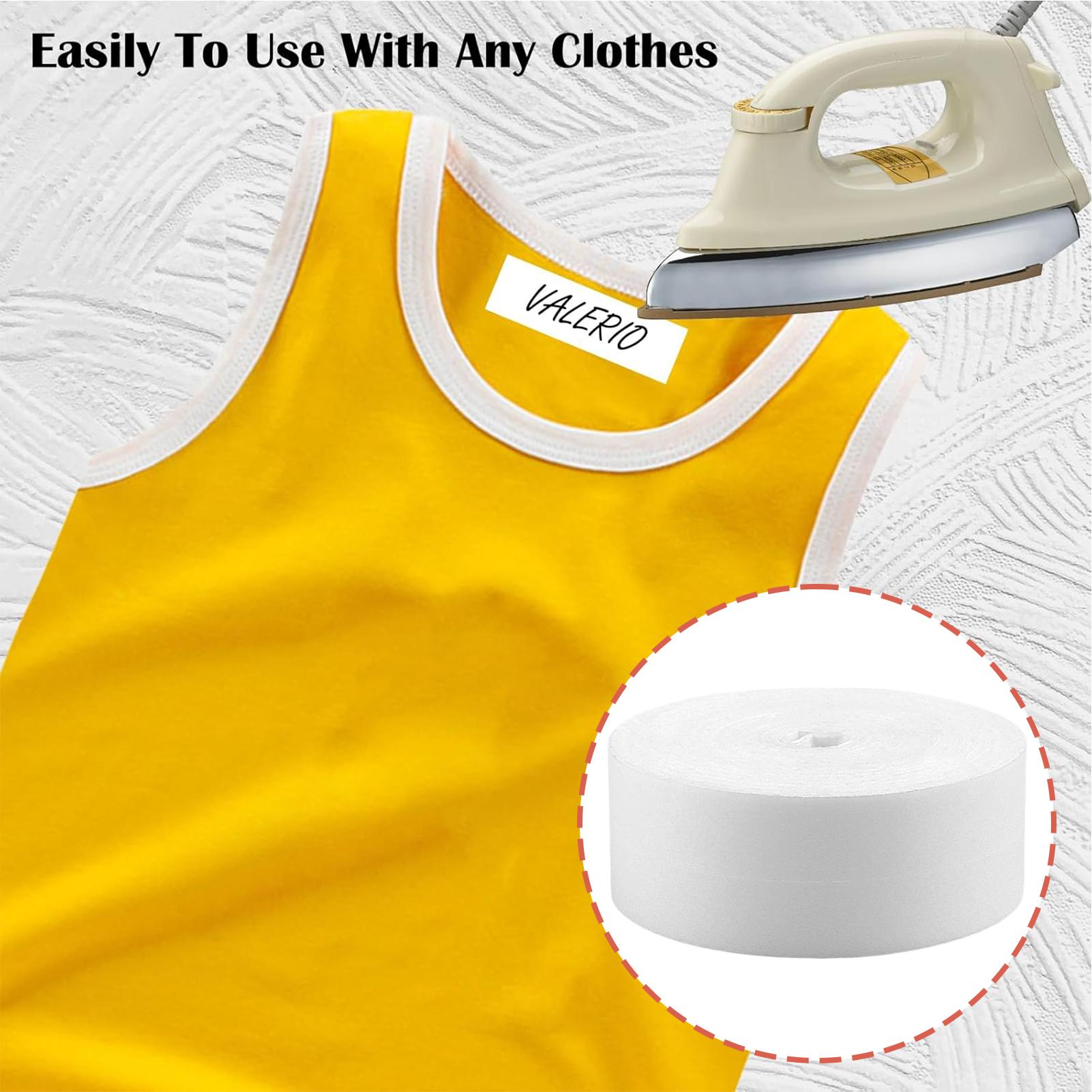 Baby Clothing Labels - ملصقات قماشية طويلة الأمد للملابس، قابلة