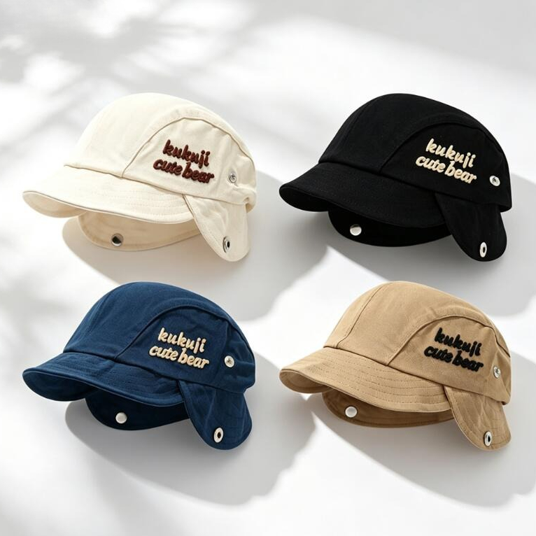 Baby Hat Beanie - قبعة أطفال لحماية الأذنين لخريف 2026،