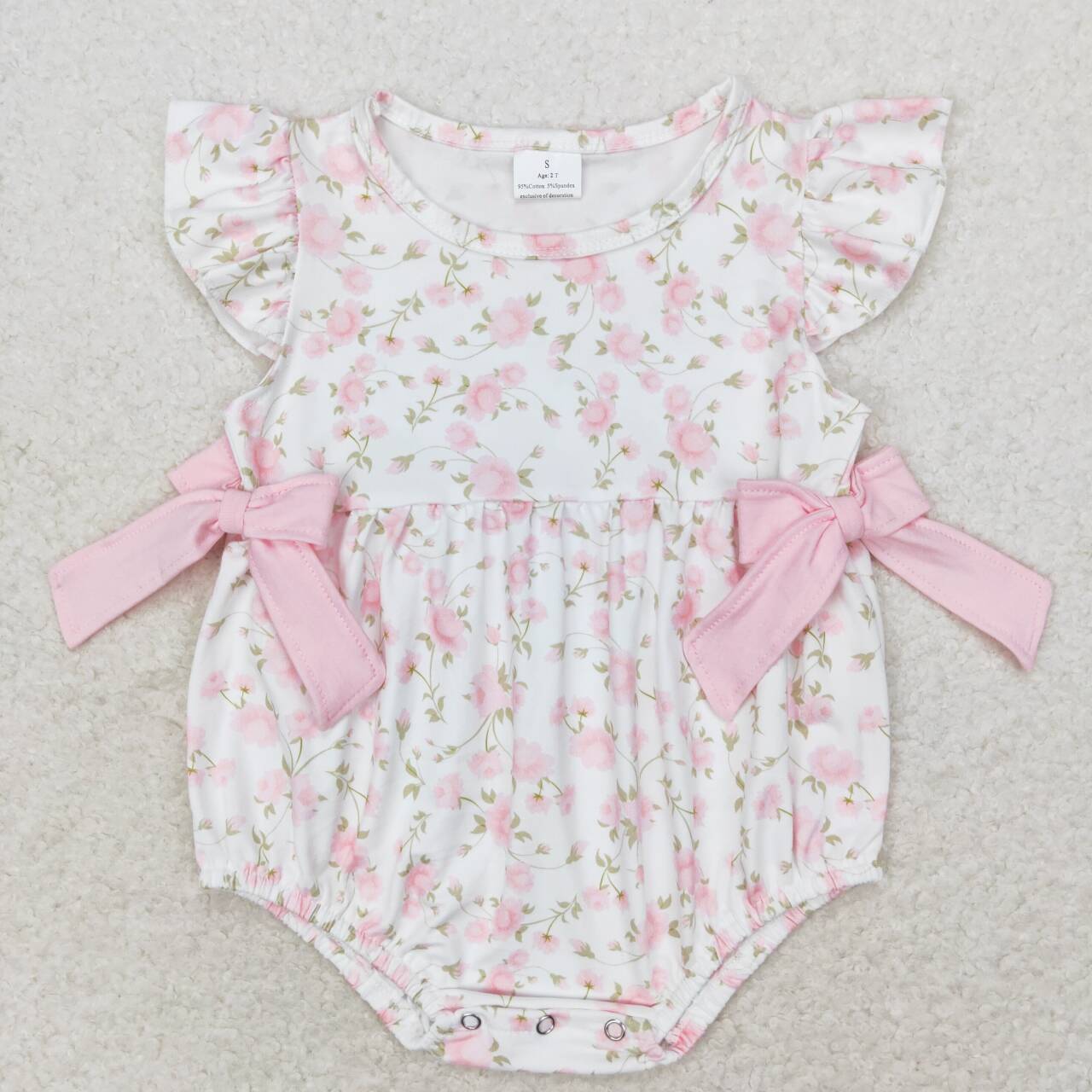 Baby Clothing Sale - رومبير زهري بدون أكمام لحديثي الولادة