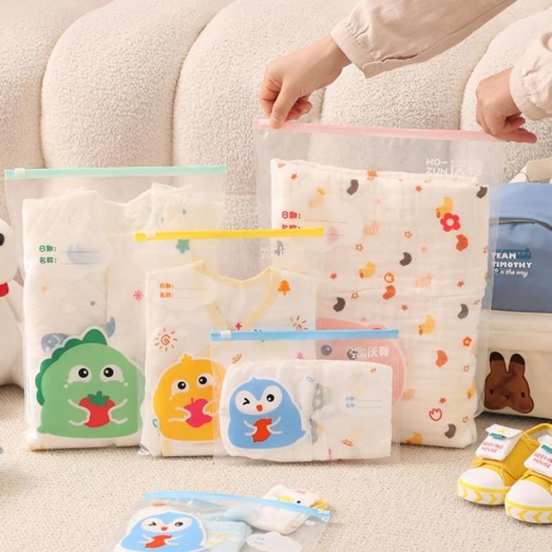 Baby Clothing Labels - 5 قطع من أكياس تخزين ملابس