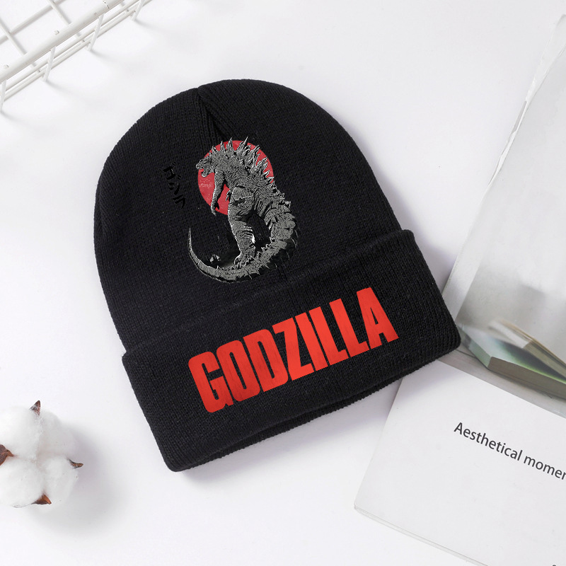 Baby Hat Beanie - Godzilla محبوك قبعة الشتاء الربيع كول