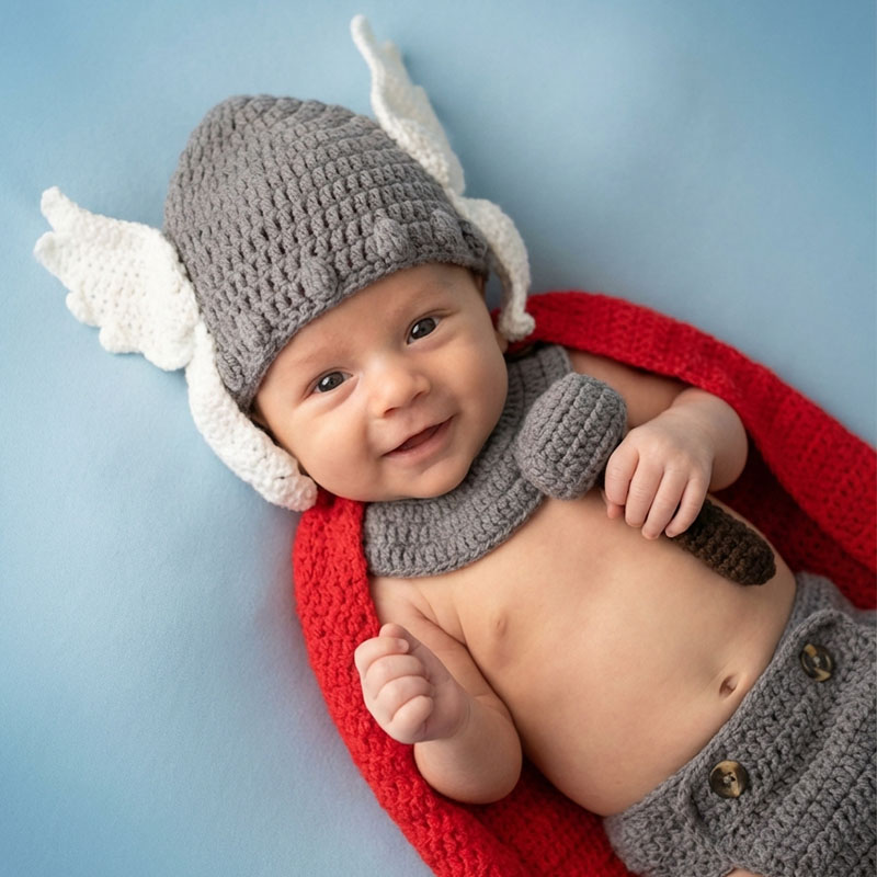 Baby Clothing 1 Year Old - ملابس تصوير للمواليد الجدد، زي ثور