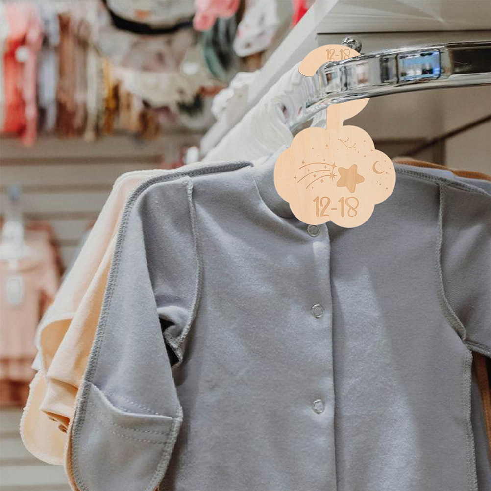 14 قطعة من فواصل الملابس الخشب - مراجعة Baby Clothing Wardrobe وسعره