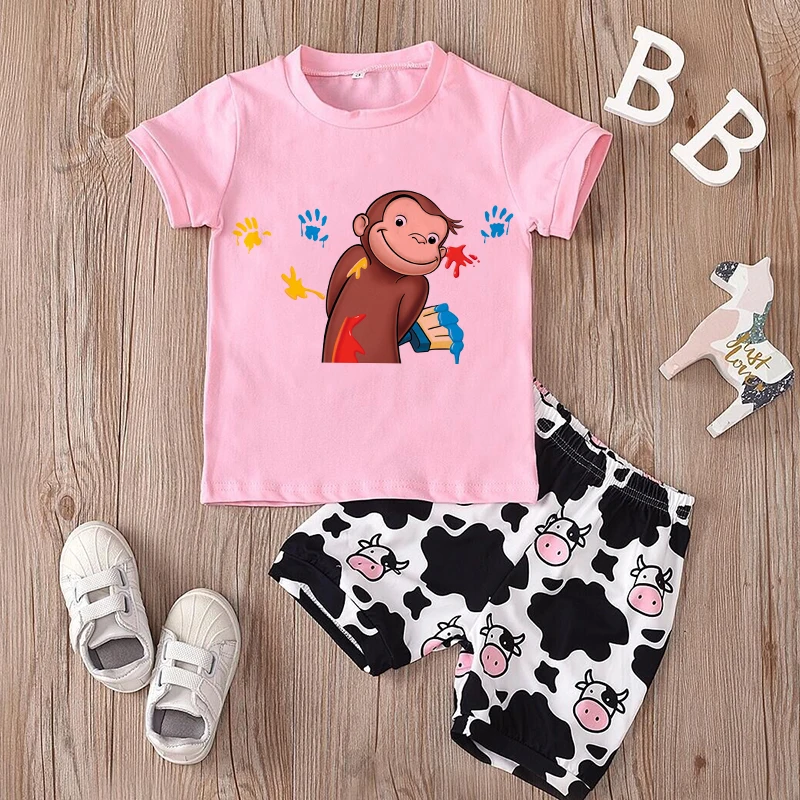 تي شيرت بطبعة كاريكاتير جورج ا - مراجعة Baby Clothing Sale وسعره