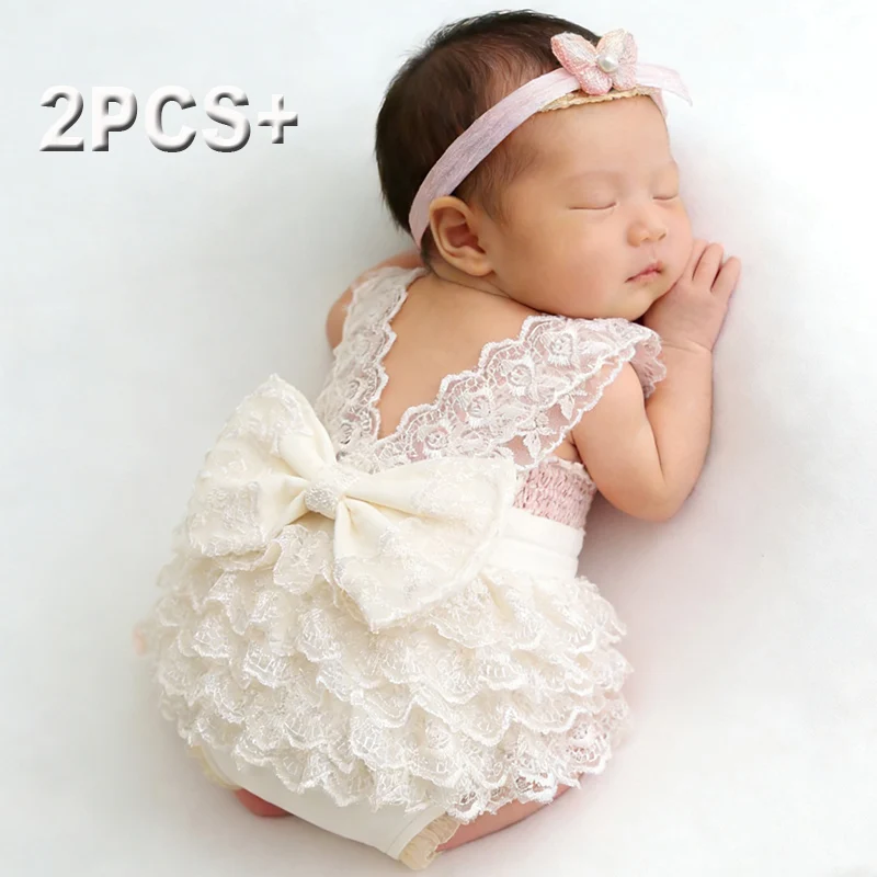 مجموعة رومبير دانتيل للتصوير ا - مراجعة Baby Clothing Onesies وسعره