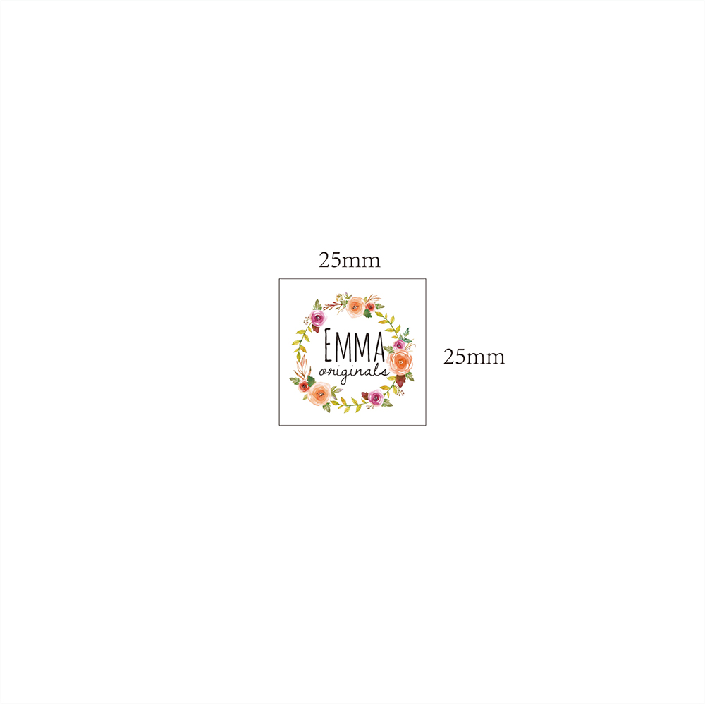 ملصقات قطنية مخصصة - زاوية مرب - مراجعة Baby Clothing Labels وسعره