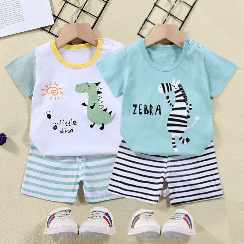 القطن تيز + السراويل 2 قطعة طق - مراجعة Baby Clothing Deals وسعره