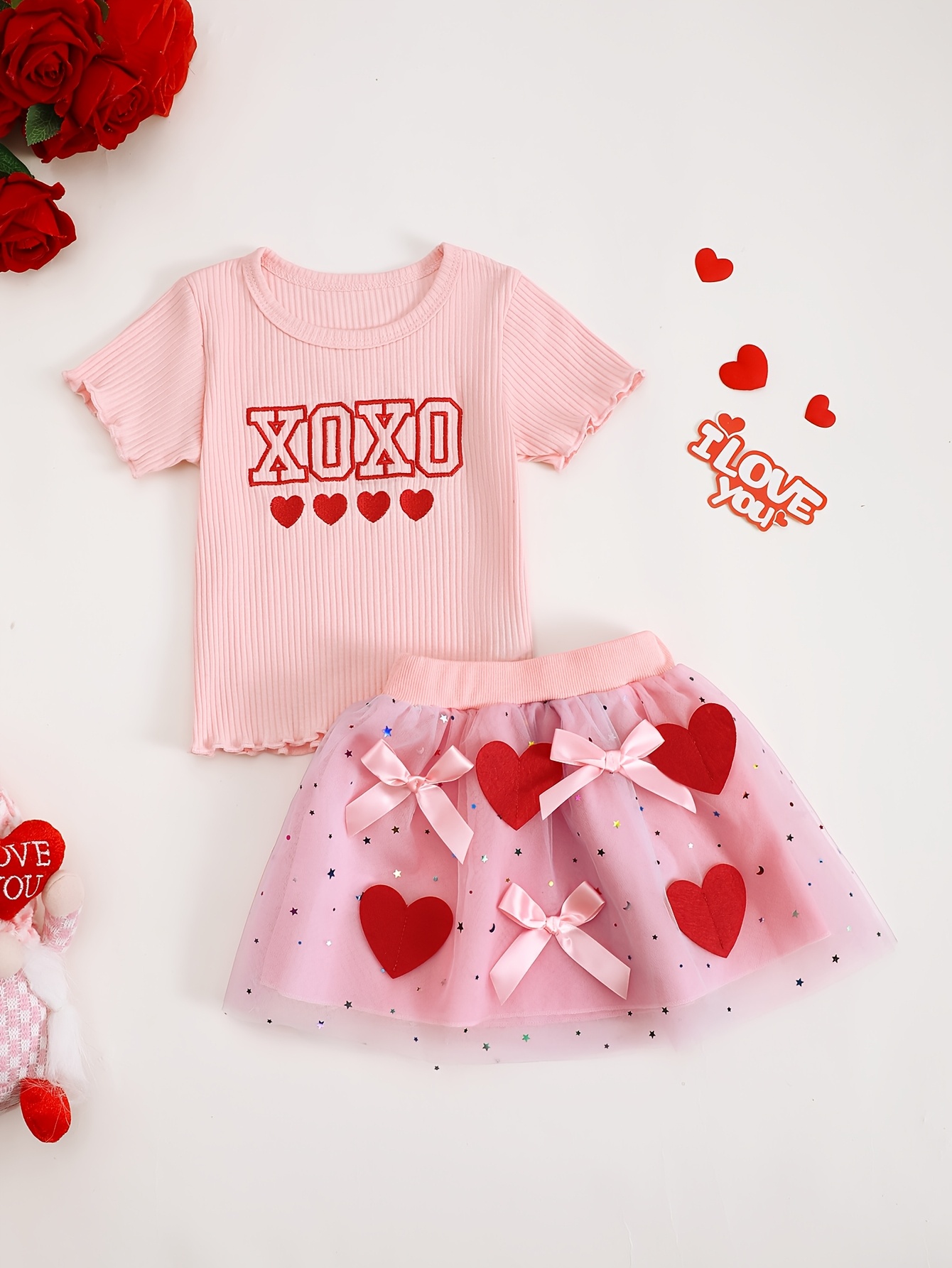 طقم تنورة تول صيفي للبنات الرض - مراجعة Xoxo Baby Clothing وسعره