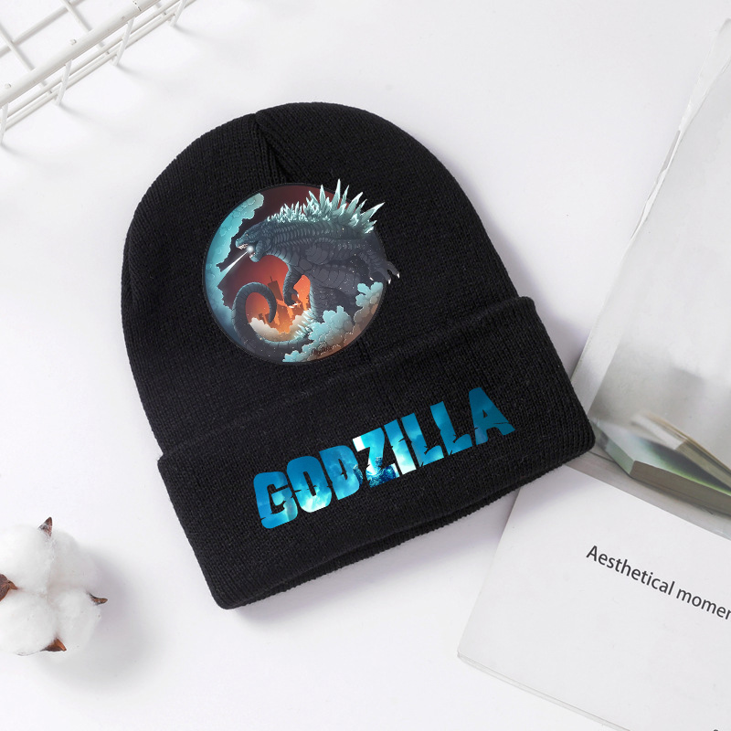 Godzilla محبوك قبعة الشتاء الر - مراجعة Baby Hat Beanie وسعره